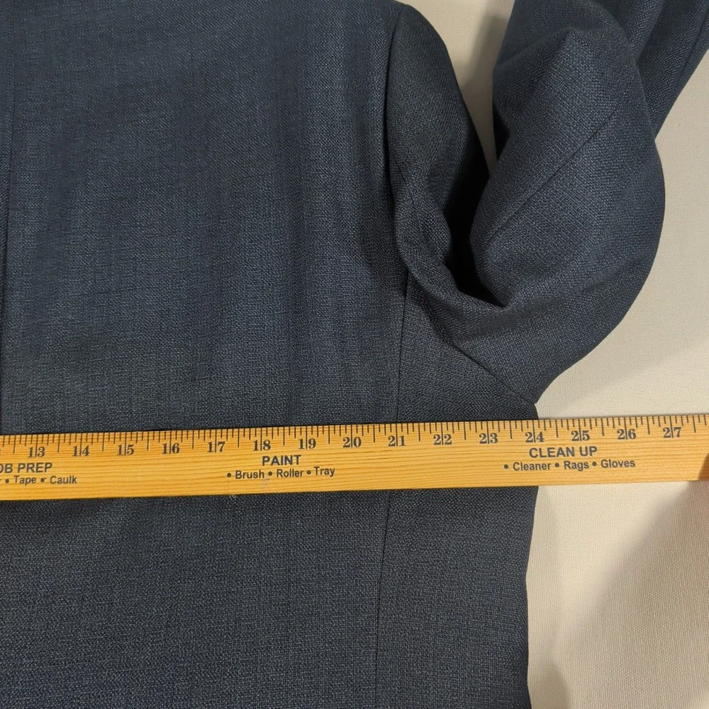 Lauren Ralph Lauren Blazer Mens 44L Blue Two Button Textured Sport Coat 44 Long